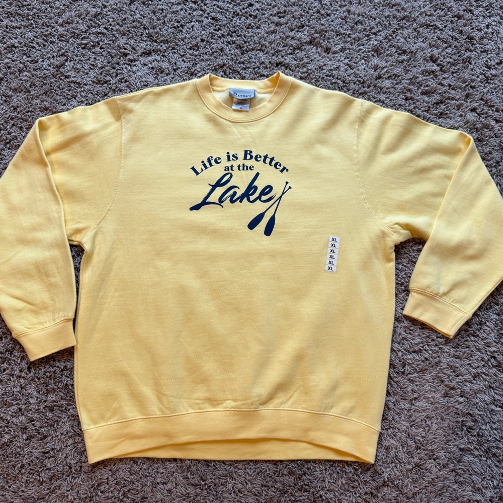 Artisan Yellow Crewneck Sweater